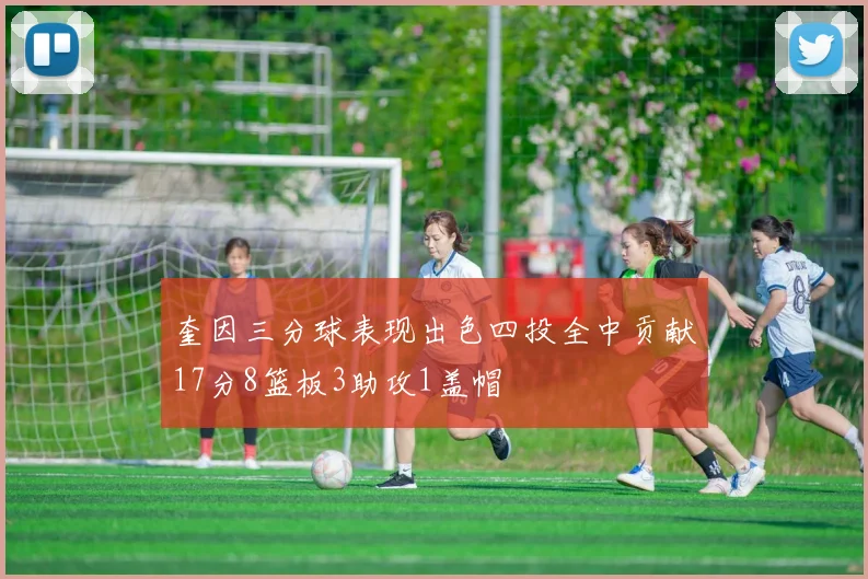 奎因三分球表现出色四投全中贡献17分8篮板3助攻1盖帽